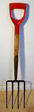 Vintage 1980's Socketed Steel Garden Allotment Agricultural Fork ENGLAND 97 CM R