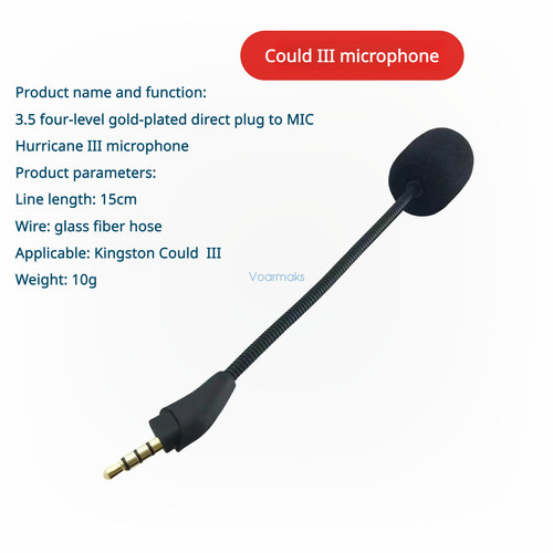 Replacement microphone for - microphone,