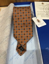 Handmade Italian Silk Tie 8.5cm – Luxury Men’s Neck Tie Cravatta Caracciolo