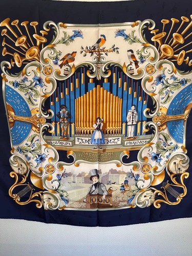 Hermes carre orgauphone et - carre,