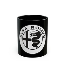 Alfa Romeo Car Logo - Black