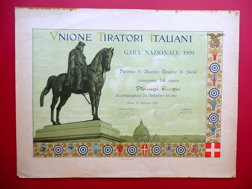 Diploma unione tiratori - unione,
