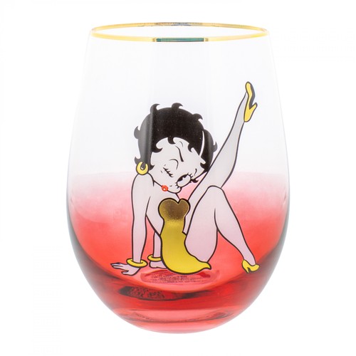 Betty boop bicchiere vino - bicchiere,