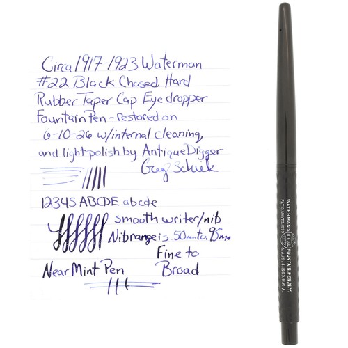 Circa 1917 waterman bchr - waterman,