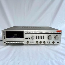 Technics SA-R30 Amplificatore Sintonizzatore Cassetta Stereo FM/AM Argento dal Giappone Usato