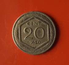 20 CENTESIMI 1920 ESAGONO