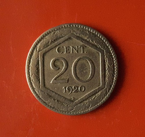 Centesimi 1920 esagono - centesimi,