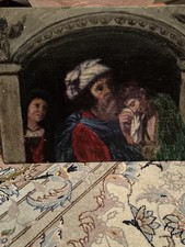 Olio Su Tavola Via Crucis XIX Secolo Olio Su Tavola 25 Per 35 Cm