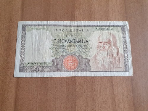Banconota 50000 lire - banconota,