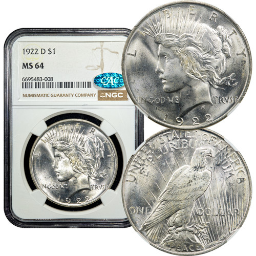 1922 dollaro della pace 1 - della,