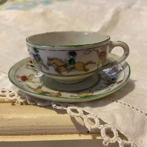 Antica tazza piattino - antica, e