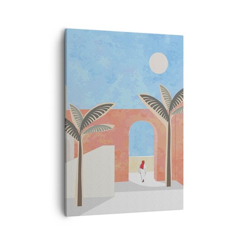 Quadro tela 50x70cm arabo - quadro, su