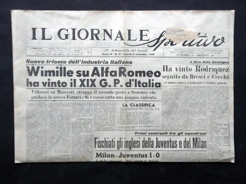 Giornale sportivo 1948 37 - il,