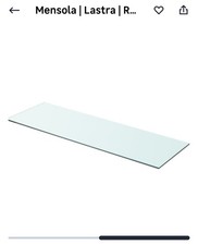 mensola vetro