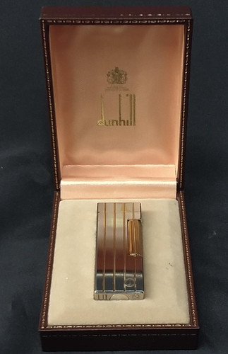 Accendino gas dunhill logo - a,