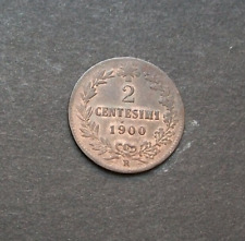2 centesimi 1900  UMBERTO I