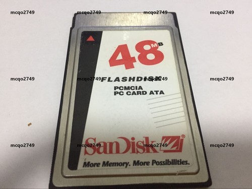 Scheda sandisk 48mb - pc,