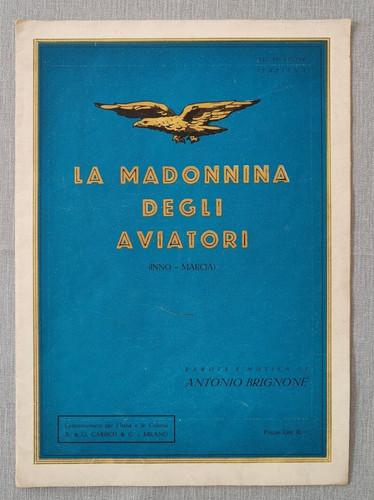 Spartito aviazione 1936 - aviazione,