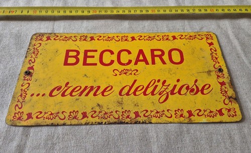 Vecchia targa latta - in,