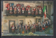 Cartolina Gruppo Folcloristico Città di Borgosesia Costumi del 1600 ABD2641