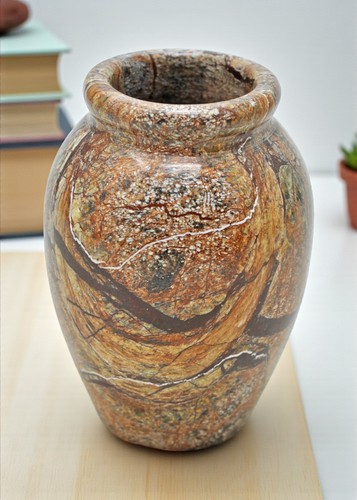 Vintage pietra rotondo vaso - pietra,