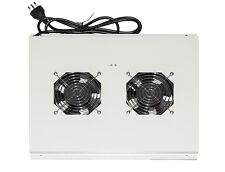 MODULO DI VENTILAZIONE DOPPIO PER ARMADI LINK RACK 19'' CON TERMOSTATO ARMADIO