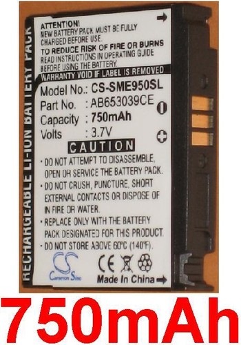 Batterie 750mah ab653039ce - batterie,