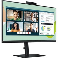 Samsung Monitor LCD con WebCam S24A400VEU 61 cm (24") Full HD LED - 16:9 - Nero 