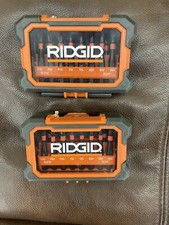 2x RIDGID Set di punte per azionamento a percussione 10 pezzi PH2 PH3 T20 T25 SQ2 SL3/16” SL1/4”