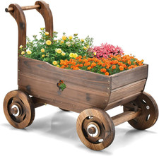 Carrello per Fiori in Legno