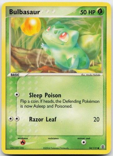 Bulbasaur 112 firered - bulbasaur, 54/112