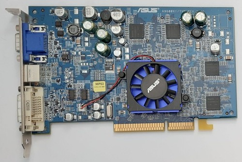 Asus a9600xt tvd agp - a9600xt/tvd, scheda