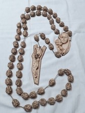 Grande Rosario Vintage Capoletto In Resina, Lungo m. 1,50 Da Appendere Al Muro