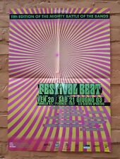 Poster FESTIVAL BEAT 11th ed.2003 Vintage GARAGE/PUNK Sick-Rose Masonics RARE !!