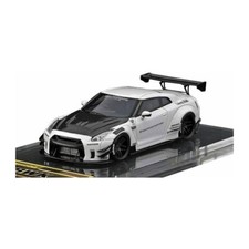 Modellino auto Ignition IG2370 NISSAN LBWK GT-R (R35) type 2 bianco scala 1:64 