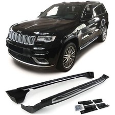 PEDANE LATERALI SOTTOPORTA ANTISCIVOLO ACCIAIO INOX JEEP GRAN CHEROKEE WK2 10-17