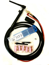 TORCIA TIG 17 CONNETTORE 50 (grande) PER TIG MMA INVERTER CON RICAMBI E ELETTROD