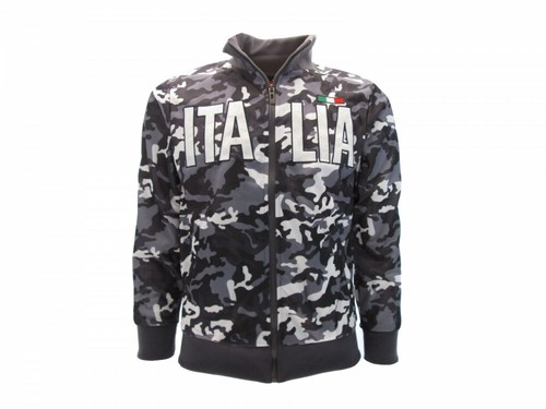 Felpa italia camo vegetata - camo,
