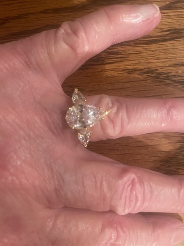 Anello argento placcato oro - placcato,