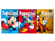 TOPOLINO-PAPERINO-PIPPO 3 libri fumetti al prezzo di 1