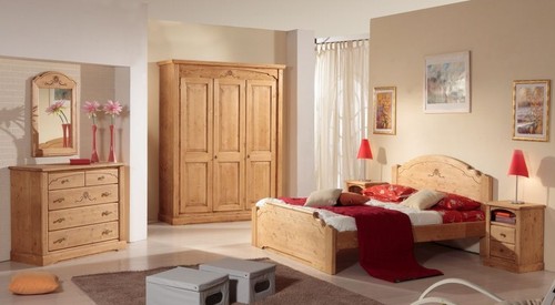 Camera rustica legno - in,