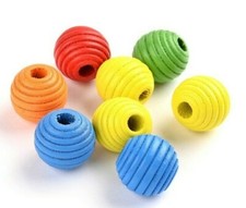 50 perle di legno 14 mm sfere