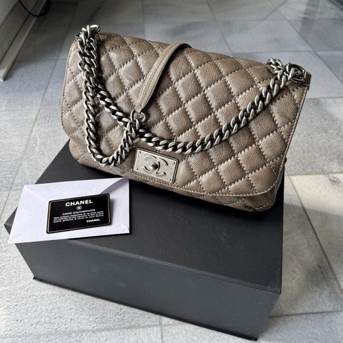 Borsa chanel caviale pelle - caviale,