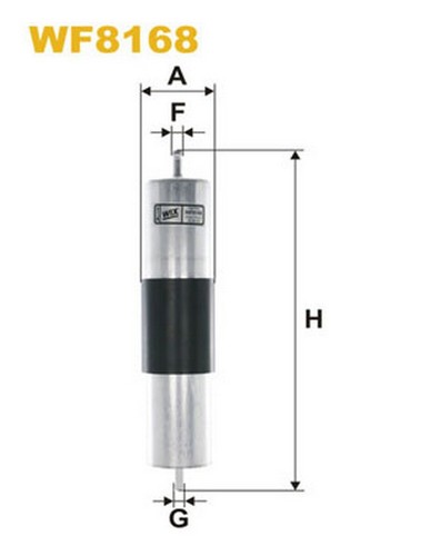 Wf8168 filtro carburante per - wf8168,