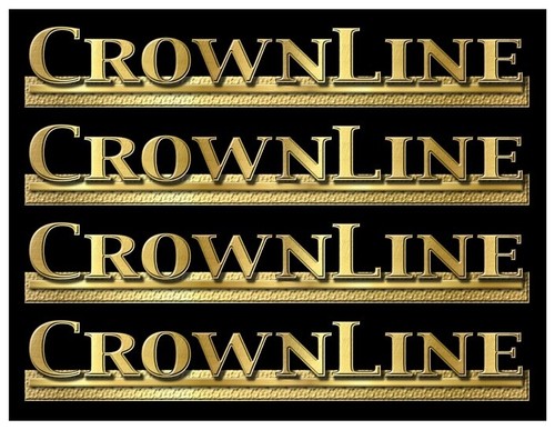 Adesivi crownline lunghi - crownline, 10"