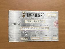 Biglietti champions League Juventus-Sk Rapid, 1996