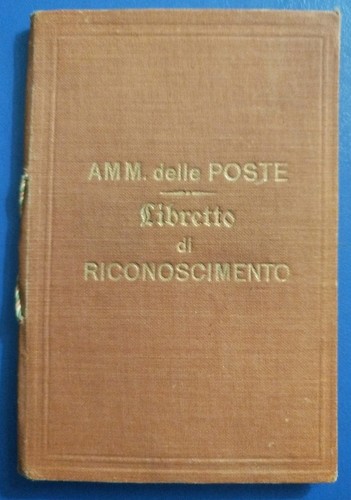 1917 libretto riconoscimento