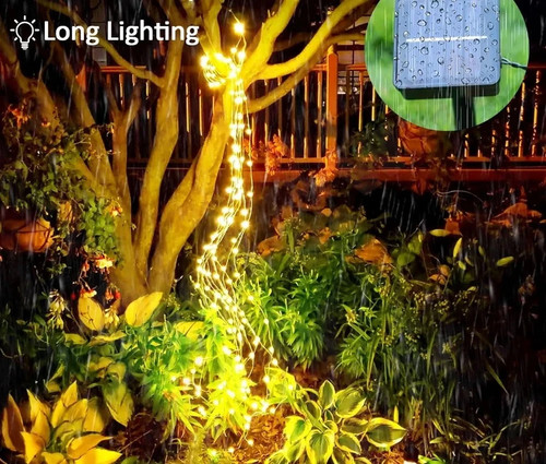Luci natale cascata - di,