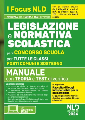 Normativa scolastica per - , il