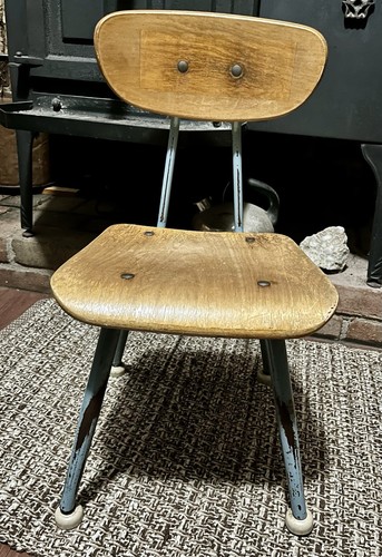 Sedia scuola bambini vintage